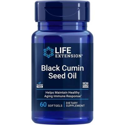 Life Extension Black Cumin Seed Oil, 60 софтгел капсули, Life Extension (01709 LE)