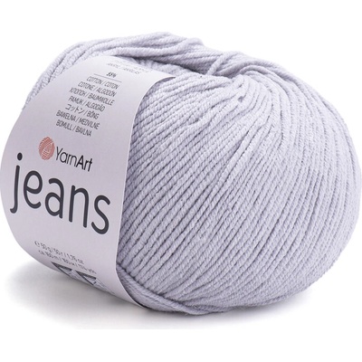 Yarn Art příze YarnArt Jeans 80 pastelově šedá