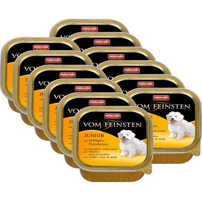 Animonda Vom Feinsten Puppy hydinové a morčacie srdiečka 12 x 150 g