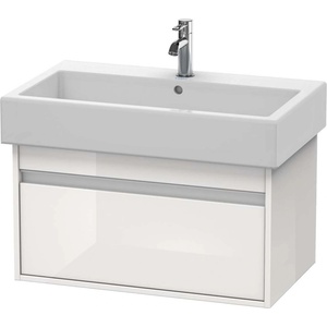 Duravit Ketho - Шкафче за умивалник 41x75x44 см, 1 чекмедже, лъскаво бяло KT668702222 (KT668702222)