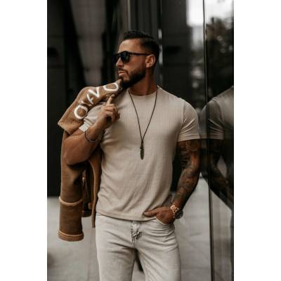 Olavoga Bovy tričko Béžová