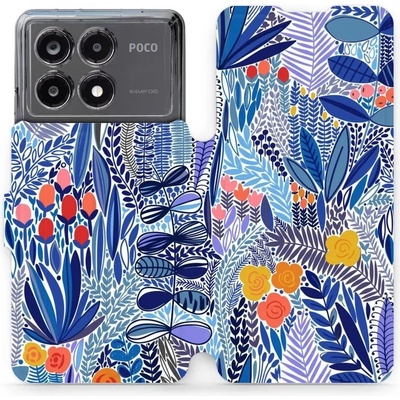 Mobiwear Xiaomi Poco X6 Pro 5G MP03P Modrá květena