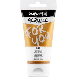 Darwi Dfy АКРИЛНА боя Metallic Gold 75 ml 1 бр (DF5150075050C)