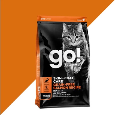 Go! solutions Go! skin+coat care Суха храна за котки със сьомга, без зърно