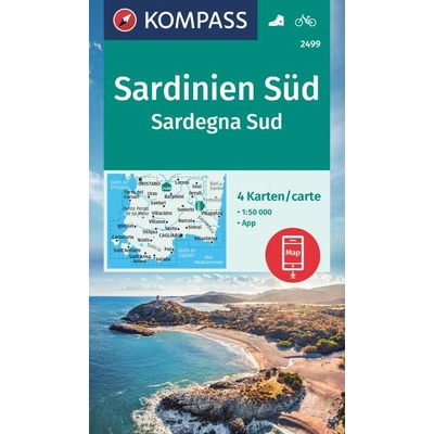 Sardinia Sud (Sardínie-jih) 1:50 t. 4 mapy