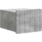 vidaXL Спален шкаф с монтаж на стена Бетонно сиво 33 x 34, 5 x 24 см (898261)