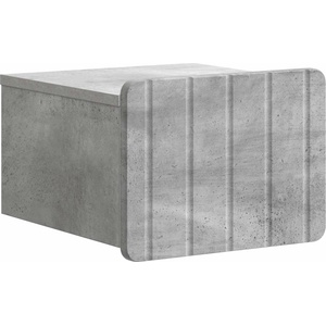 vidaXL Спален шкаф с монтаж на стена Бетонно сиво 33 x 34, 5 x 24 см (898261)