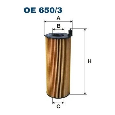 Olejový filter FILTRON OE 650/3