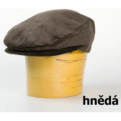 Pánska menčestrová golfka hnedá