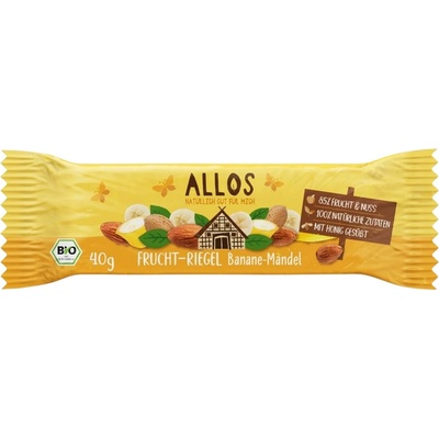 Allos Ovocná tyčinka banán mandle bio 40 g