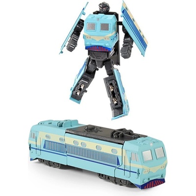 Rappa Kovová lokomotiva rozložitelný robot modrá – Zboží Dáma