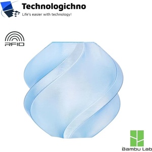 Bambu Lab PETG Translucent Bambu Light Blue With Spool (G01-B0-1.75-1000-SPL)