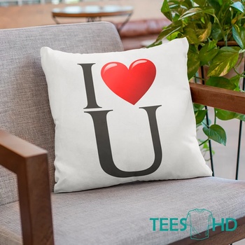 Image 1 of Art gift Възглавничка - I love You 2