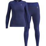 Odlo Синтетично термобельо Odlo Women's Fundamentals Performance Warm Synthetic base layer - Skipper Blue - размер XL (114-3831-0215)
