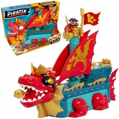 Piratix Sada Adventure World Dragon Ship Dračí Loď 3v1