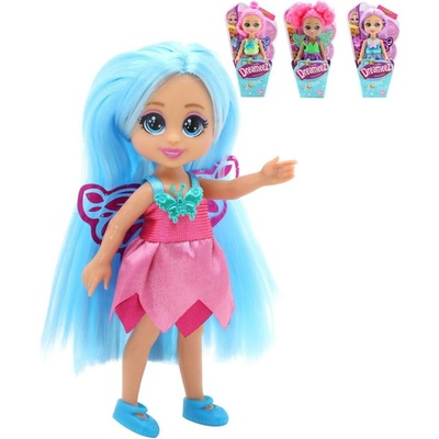 Funville Dreameez mini víla v kornoutku tmavě fialové vlásky