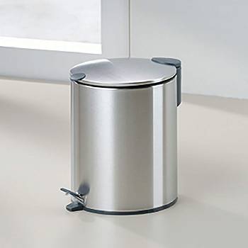 Kela 5 л матиран инокс кош за отпадъци с педал KELA от серия Mats