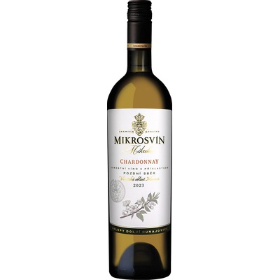Mikrosvín Chardonnay pozdní sběr 2023 14% 0,75 l (holá láhev)