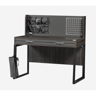 Бюро с надстройка Dark антрацит