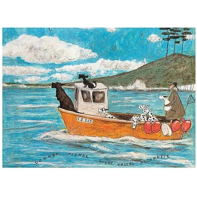 Umělecký tisk Sam Toft - Dogger, Fisher, Light Vessel Automatic, 50 × 40 cm