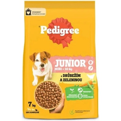 Pedigree Puppy Small s hydinou a zeleninou 7 kg