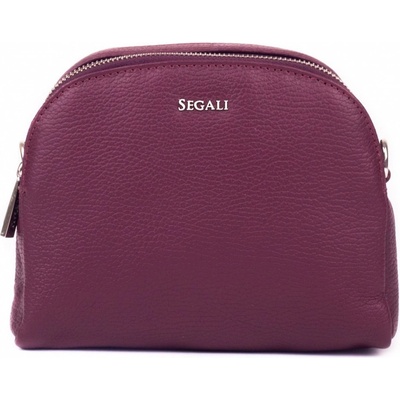 SEGALI dámská kožená crossbody kabelka 12 Marshala
