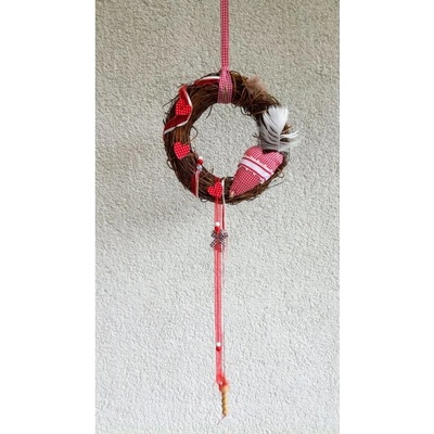 HAND MADE Celoroční Srdíčkový věneček na dveře