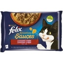 Felix Sensations Sauce Surprise krůta v slaninové omáčce jehněčí se zvěřinou 4 x 85 g