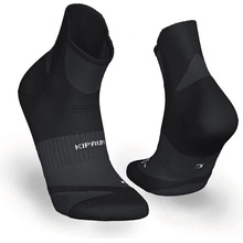 Kiprun Bežecké ponožky RUN900 Strap hrubé čierne šedá