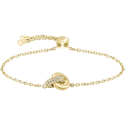Hugo Boss Pozlátený náramok s kryštálmi Live Precious 1580757