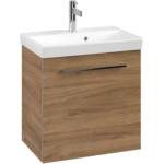 Villeroy & Boch Avento - Шкафче за умивалник, 53x51x35 см, 1 врата, Oak Kansas A88800RH (A88800RH)