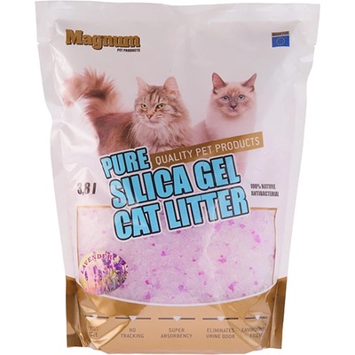 Magnum Silica gel cat litter Levander 3,8 l