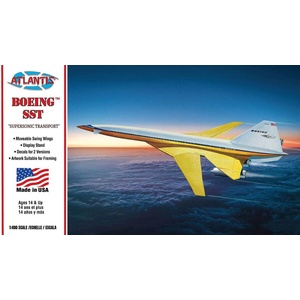 Atlantis Пътнически самолет - 1/400 Boeing SST Transport Boeing Markings (566815)