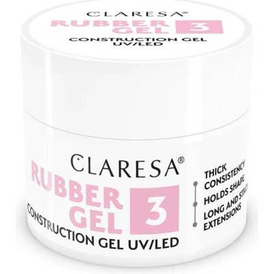 Claresa stavebný gél Rubber 3 90g