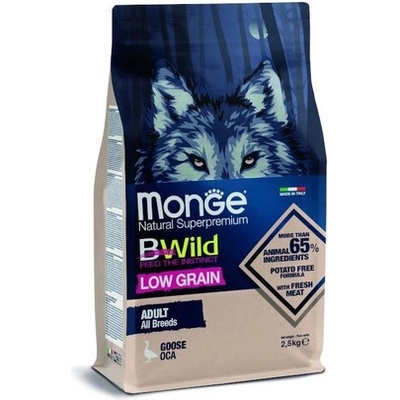 Monge Bwild Dog Low Grain Husa Adult 2,5 kg