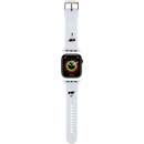 Karl Lagerfeld Karl and Choupette Head NFT Řemínek pro Apple Watch 42/44/45/49 White KLAWLSLKCNH