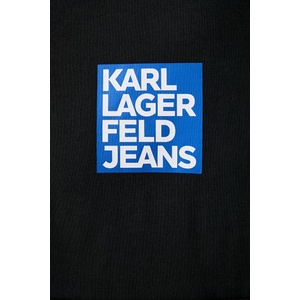 Karl Lagerfeld Jeans суичър с качулка мъжки от памук (B3M20003)