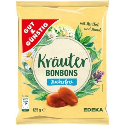 G&G bonbóny s bylinkami a bez cukru 125 g