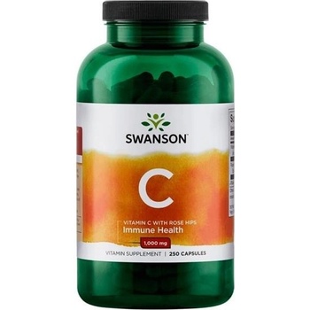 Swanson Vitamín C 1000 mg s Šípkem 250 kapslí