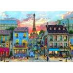 Clementoni -CLE puzzle 1000 Compact HimejiStreetsOfParis 39983