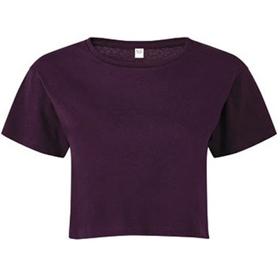 TriDri Dámský crop top TR019 Mulberry