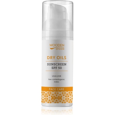 Wooden Spoon Dry Oils Sunscreen SPF 50 слънцезащитен крем SPF 50 50ml