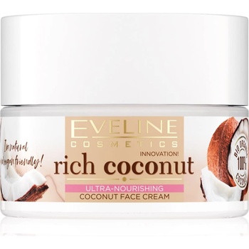 Eveline Cosmetics Rich Coconut силно хидратиращ крем дневен и нощен 50ml