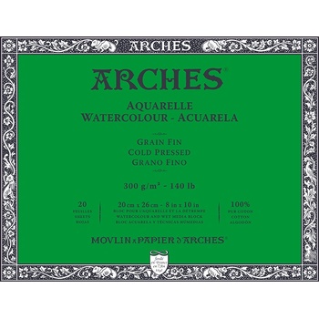 ARCHES Watercolour Cold Pressed Скицник 20 20 x 26 cm 300 g (A1711599)