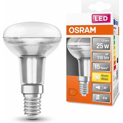 LEDVANCE Zdroj sv. LED STAR R50 25 non-dim 36° 1,5W/827 E14