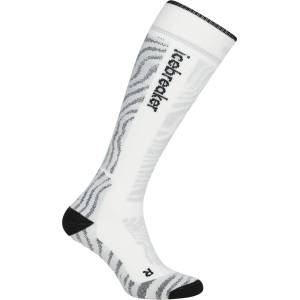 Icebreaker Мъжки ски чорапи Icebreaker Merino Ski+ Medium OTC Mountain Contour Ski socks - Snow / Black / Ether - размер 44, 5-46, 5 (EU) (201-8552-0613)