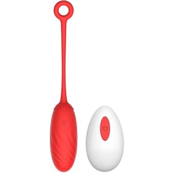 Guilty China Безжично вибро яйце Медицински силикон "PEARL LOVE EGG RED" 8 cm