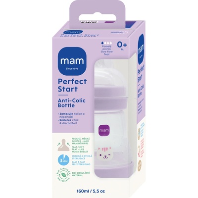 MAM láhev AntiColic fialová 160 ml