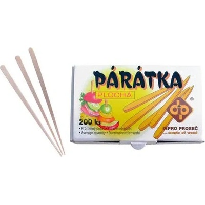párátka plochá dřev. (200ks)