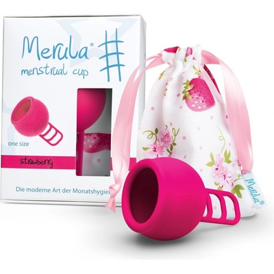 Merula Cup Menstruační kalíšek univerzální Strawberry červená – Hledejceny.cz